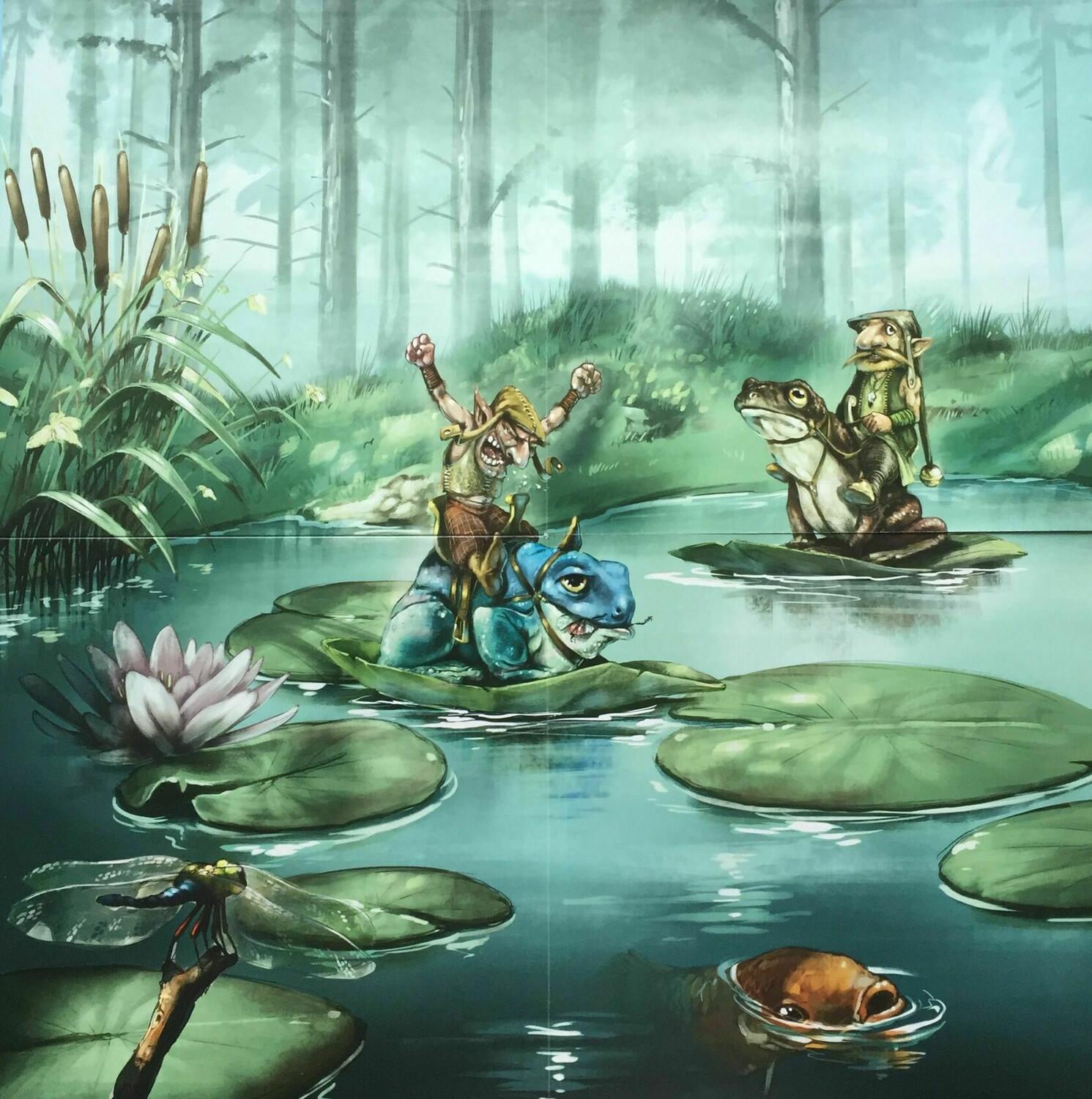 La Chevauchée des Grenouilles Carte