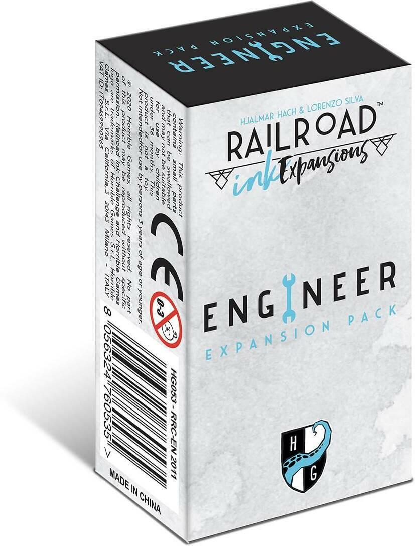 Railroad Ink: Engineer Cover 3d