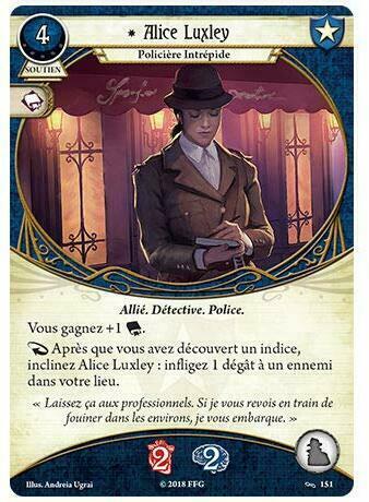 Horreur à Arkham: Le Jeu de Cartes - Le Salaire du Péché Carte