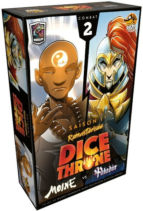 Dice Throne: Saison 1 - Moine vs Paladin Cover 3d