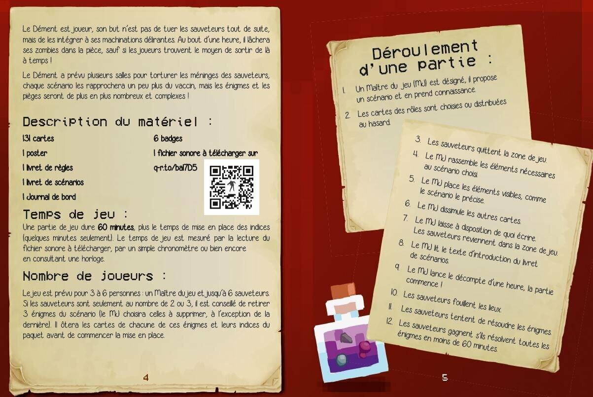 Escape Box: Minecraft Règle