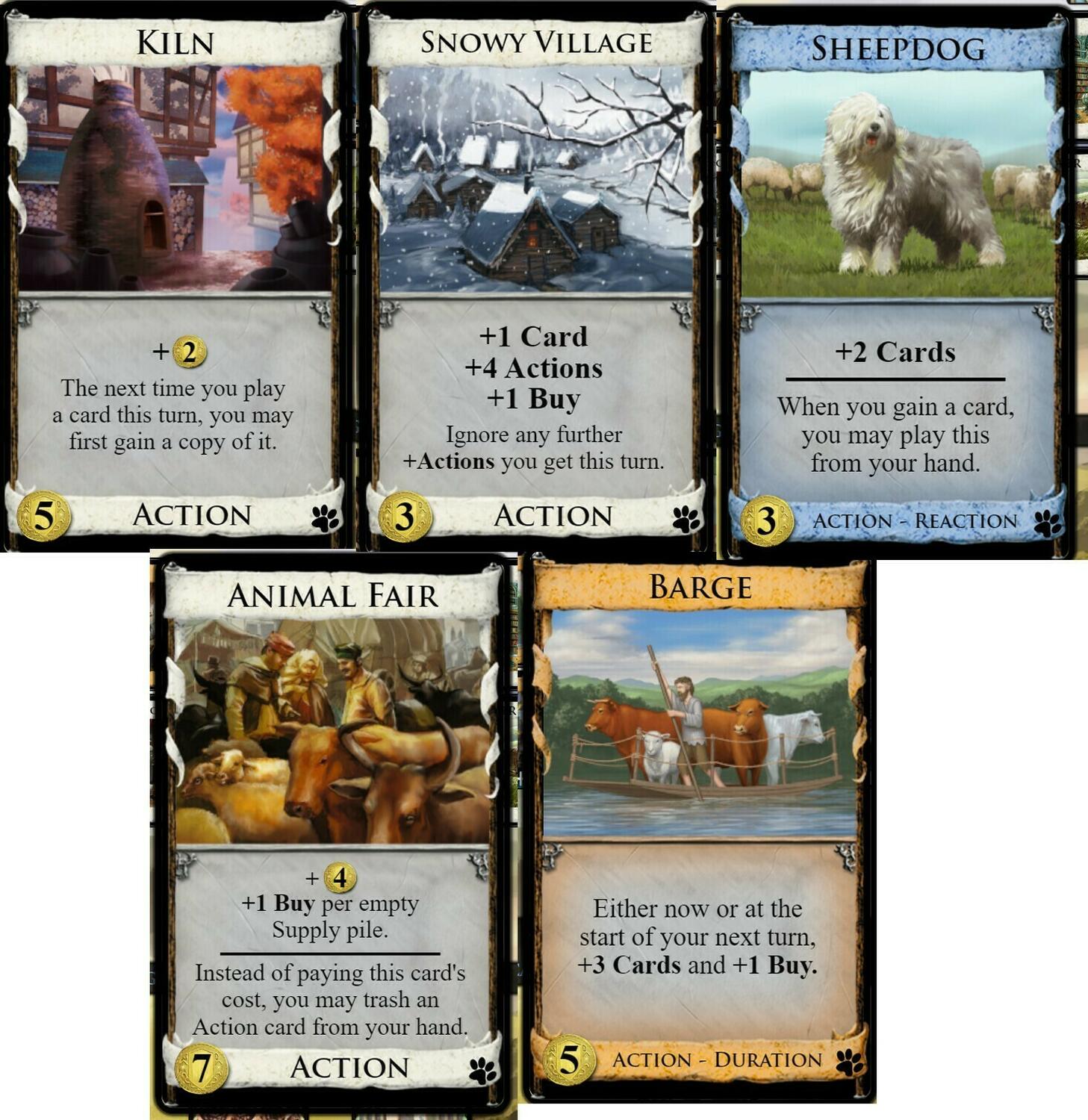 Dominion: Menagerie Cards