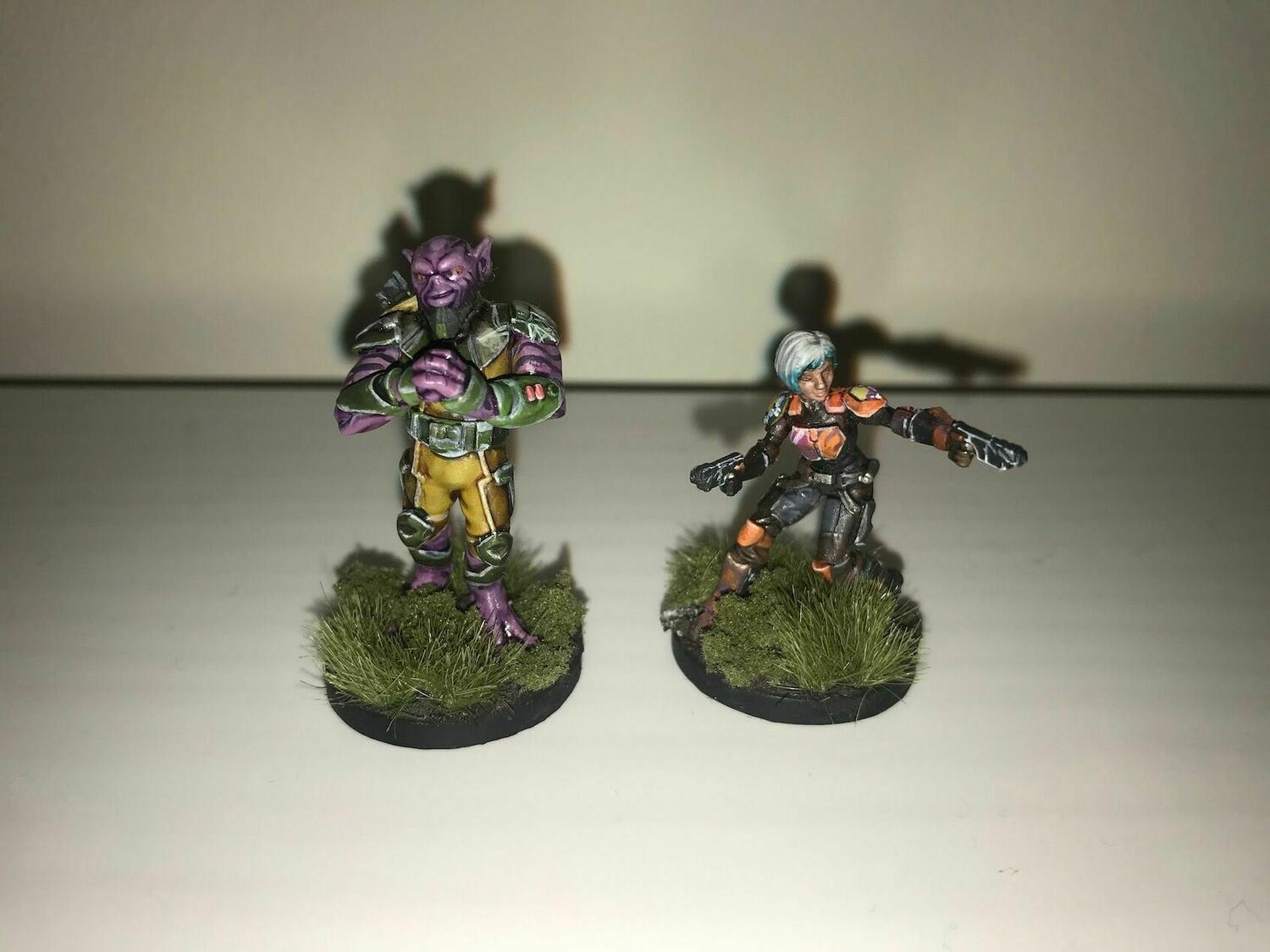 Star Wars: Assaut sur l'Empire - Sabine Wren et Zeb Orrellios Figurines