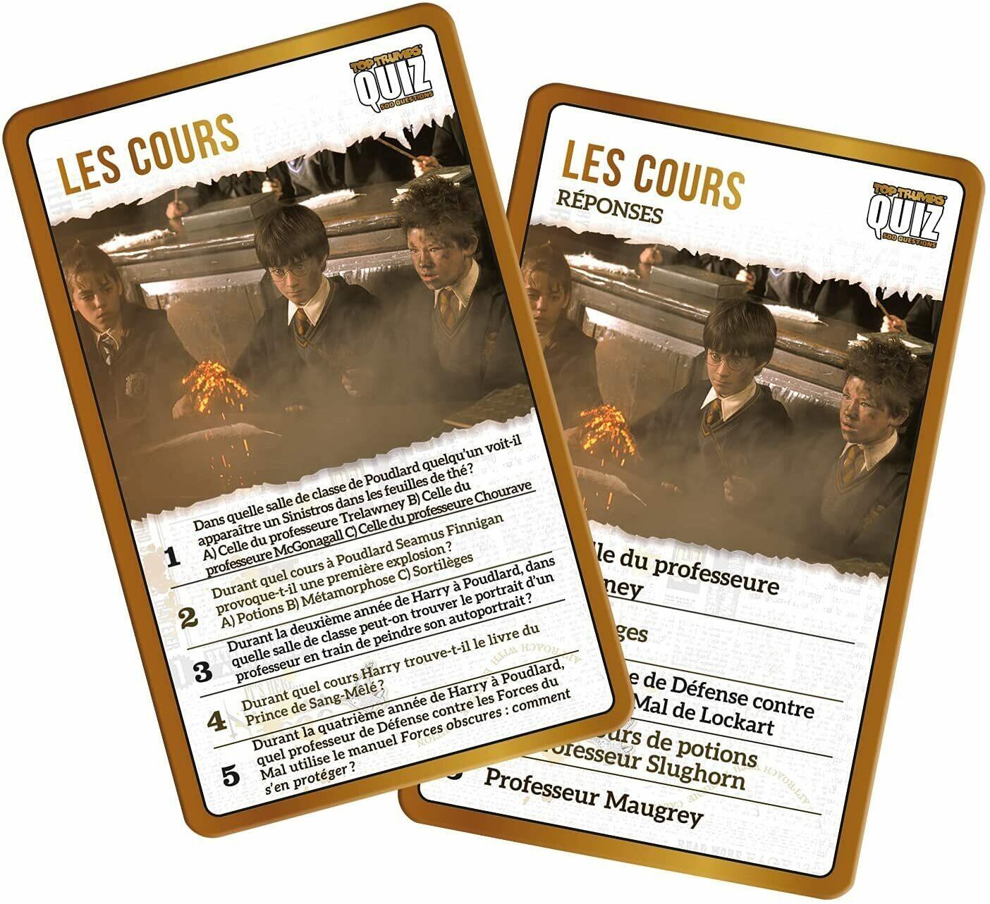 Top Trumps: Quiz - Harry Potter Cartes