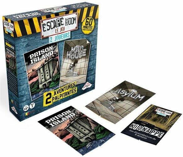 Escape Room: Le Jeu - 2 Joueurs - Prison Island/Asylum Eclate