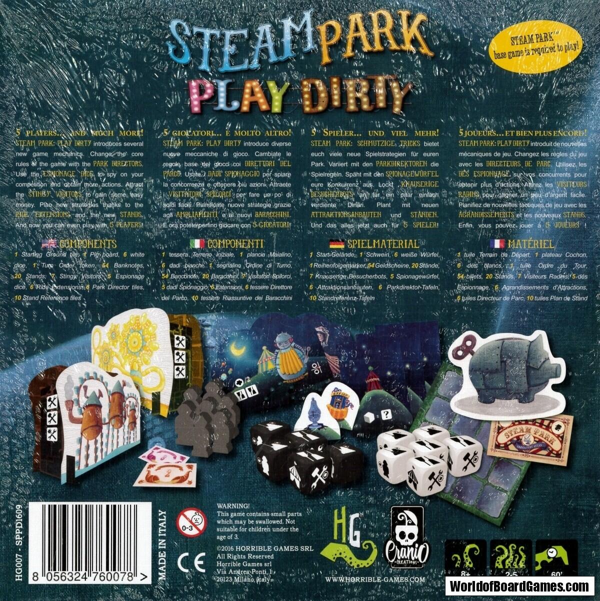Steam Park: Play Dirty Back