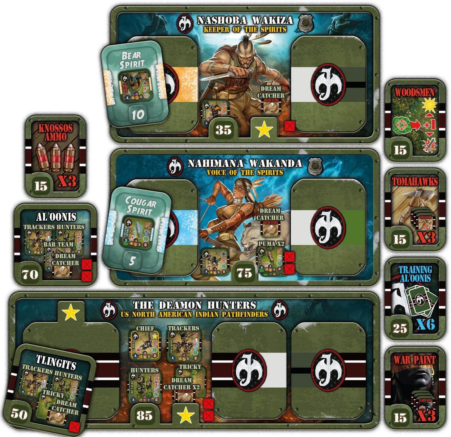 Shadows over Normandie: Shadow Hunters Tuiles