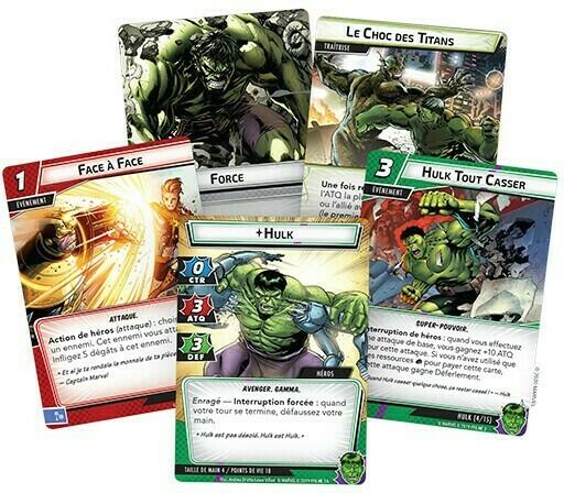 Marvel Champions: Le Jeu de Cartes - Hulk Cartes
