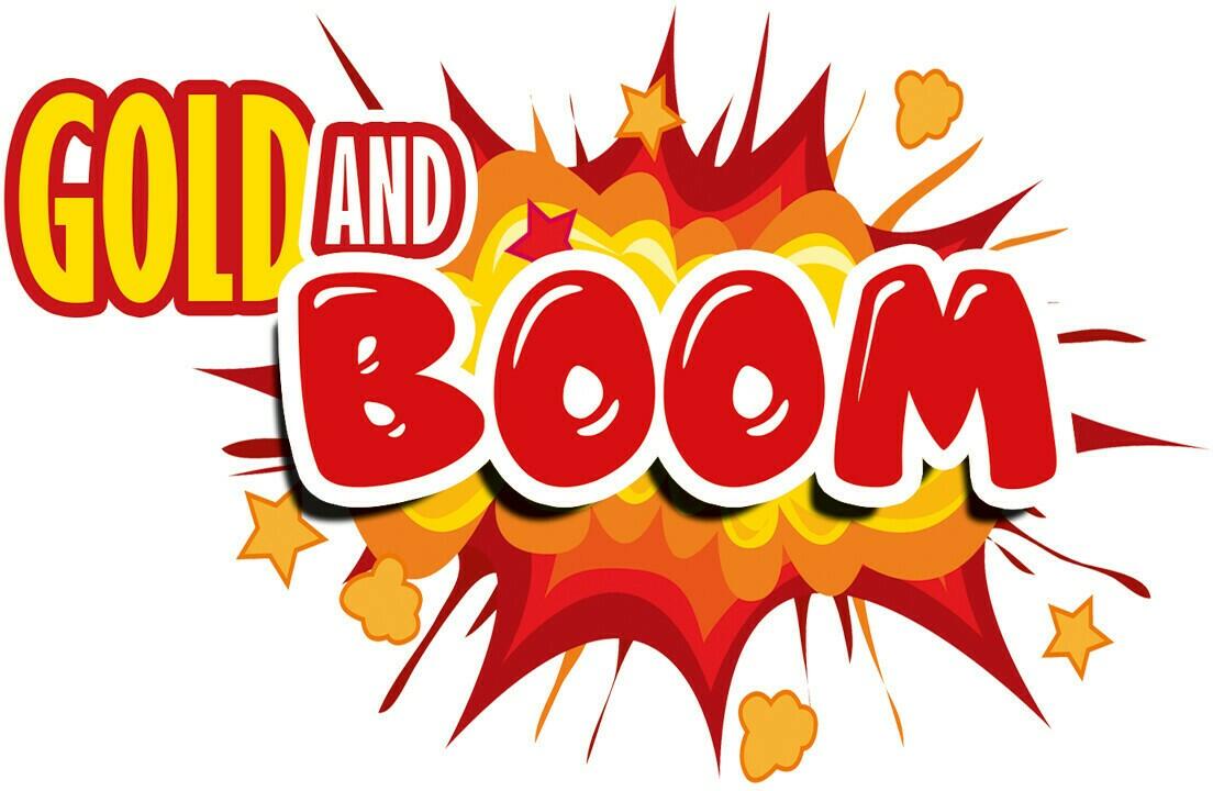 Gold and Boom Logo