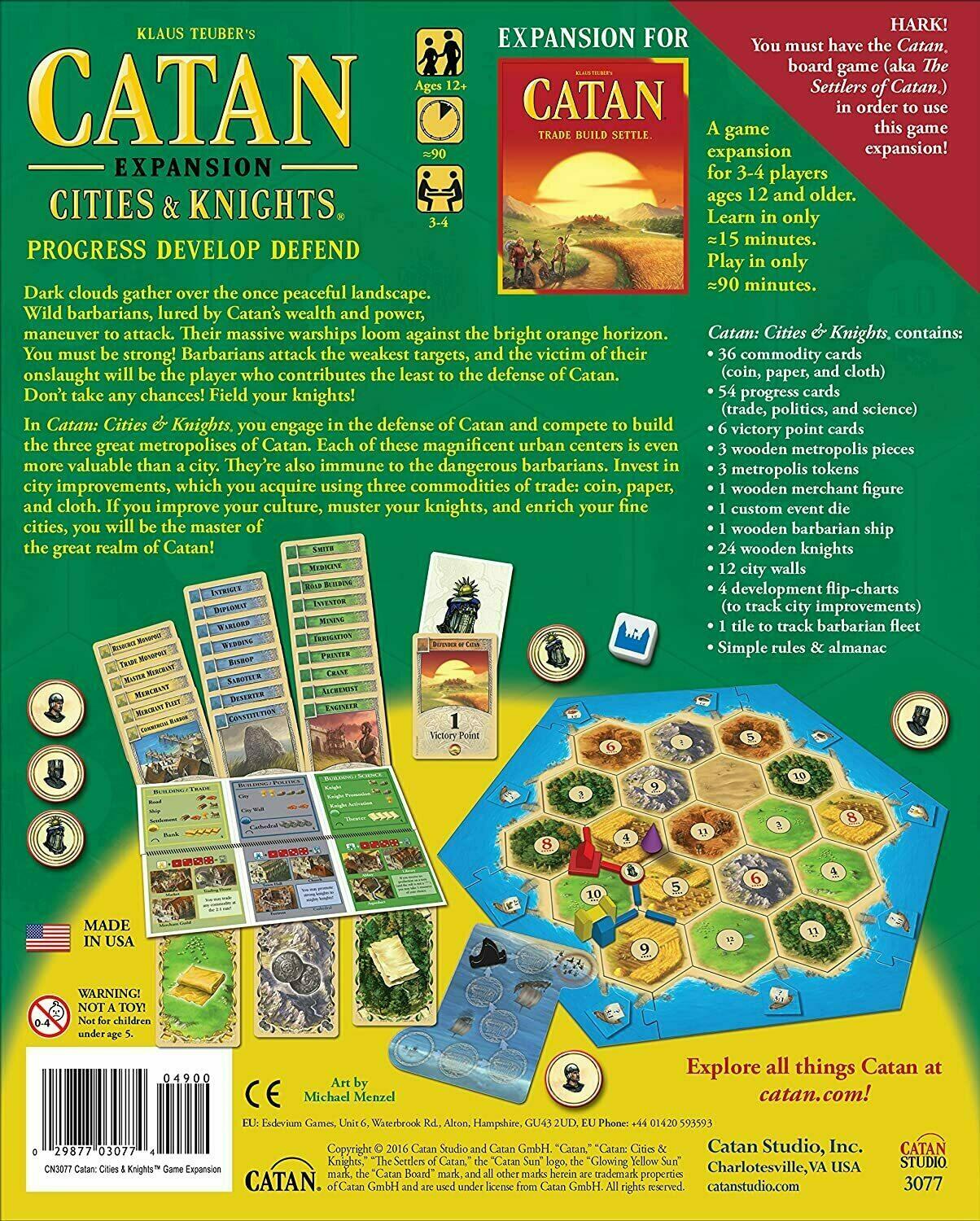 Catan: Cities & Knights Back