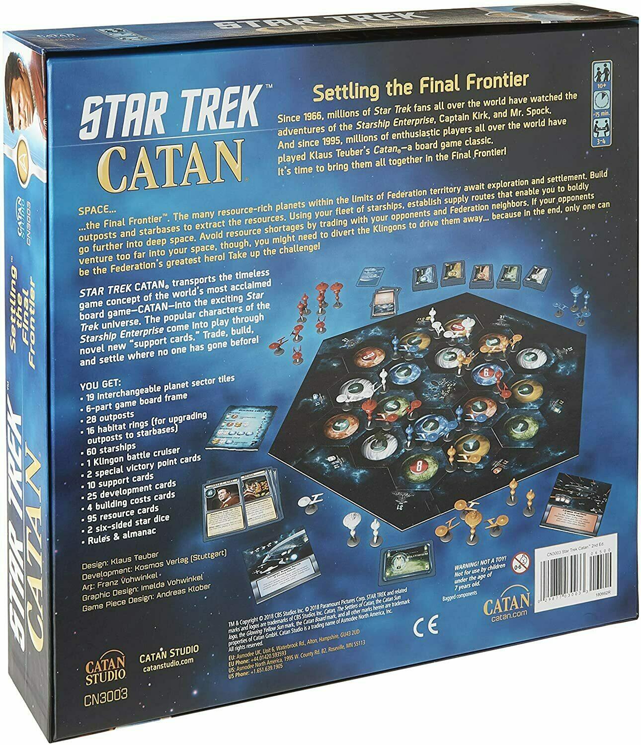 Star Trek: Catan 2019 Back 3d