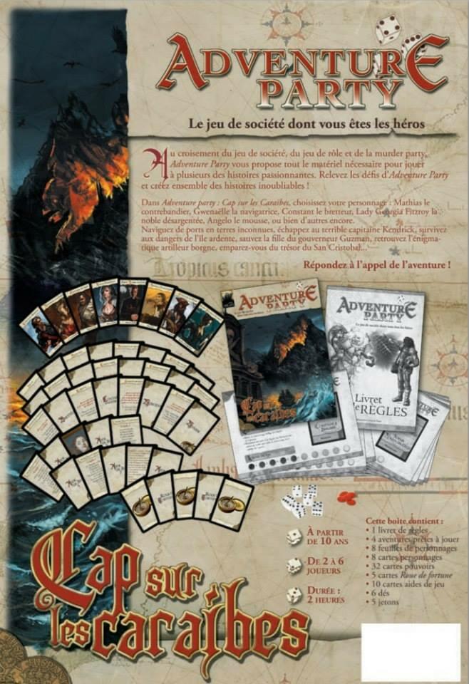 Adventure Party: Cap sur les Caraïbes Back