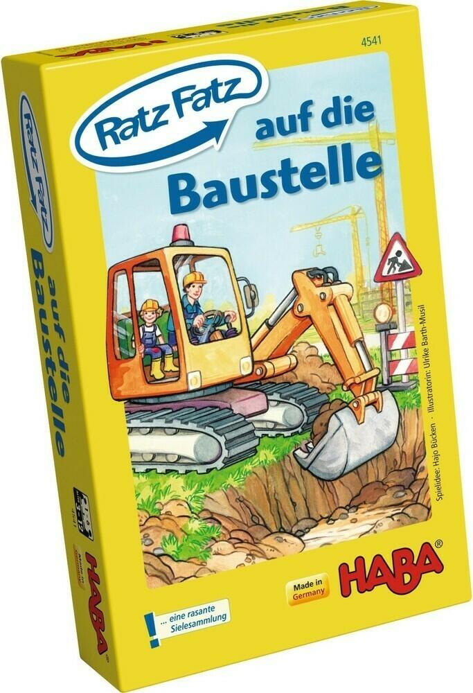 Ratz Fatz: Auf die Baustelle Cover 3d