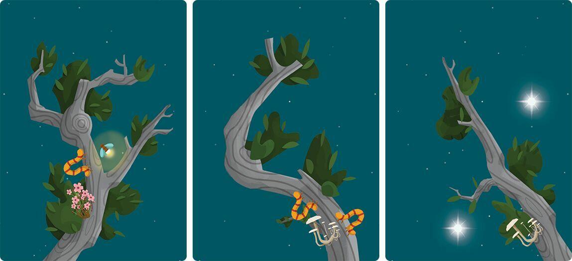 Kodama: Les Esprits de l'Arbre Cartes