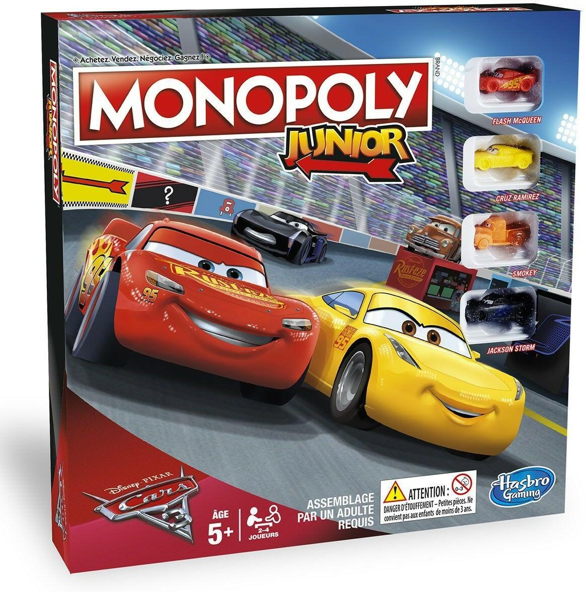 Monopoly: Junior - Cars 3 Cover 3d
