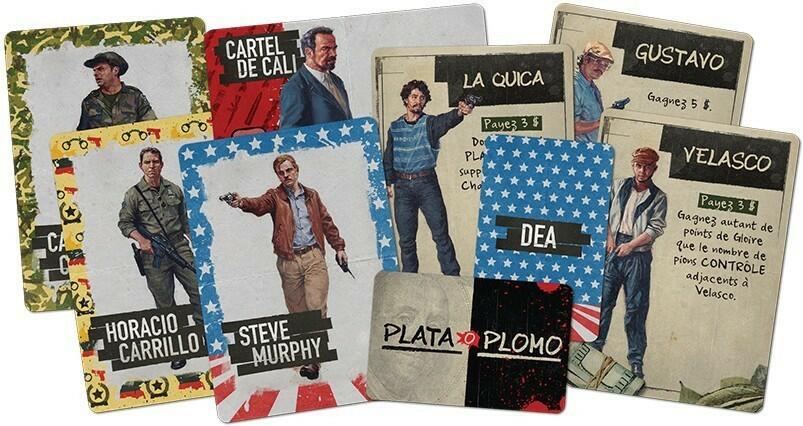 Narcos: Le Jeu de Plateau Cartes