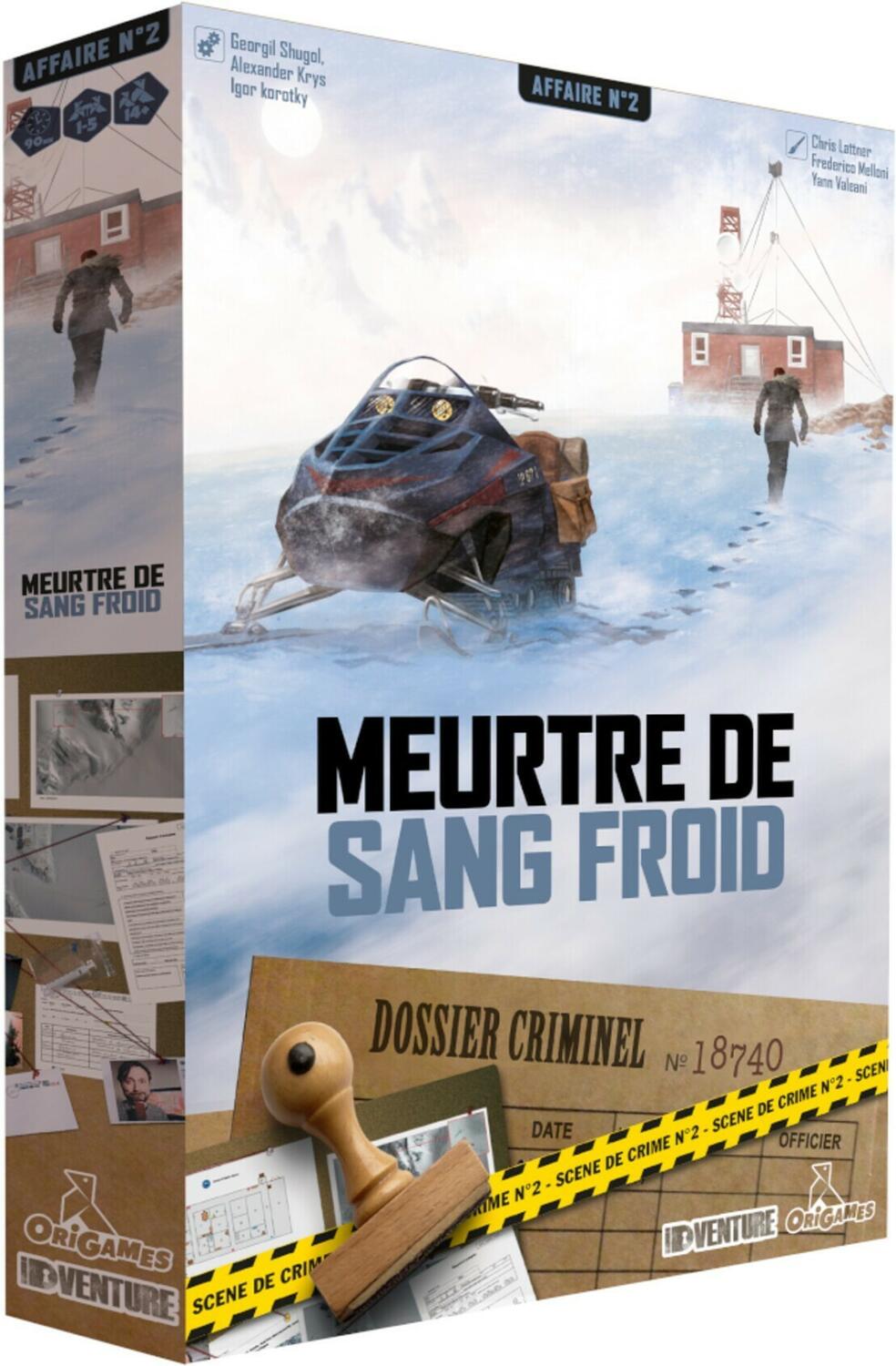 Dossier Criminel: Affaire n°2 - Meurtre de Sang Froid Cover 3d