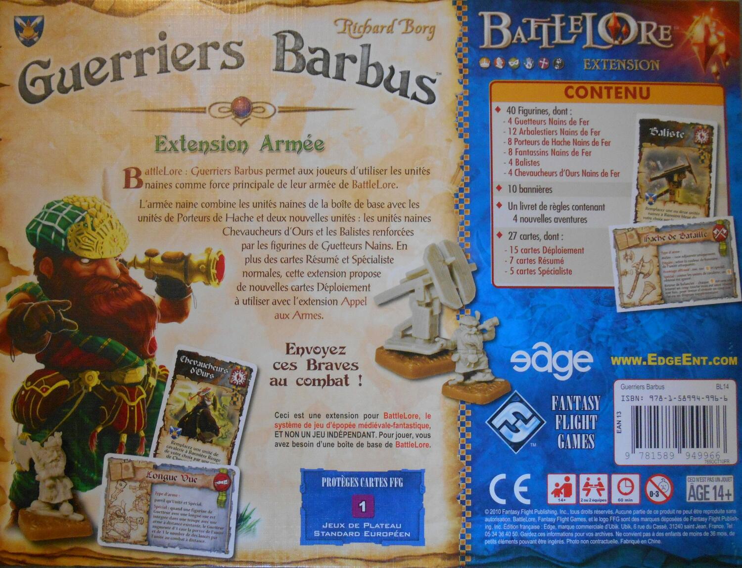 BattleLore: Guerriers Barbus Back