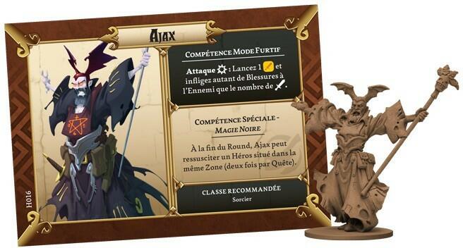 Massive Darkness: Set Héros & Monstres - Les Sorciers vs. Le Seigneur Chicot Figurine