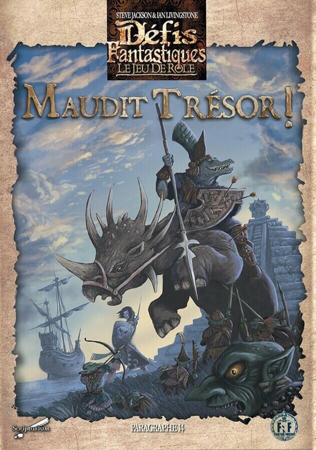 Défis Fantastiques: Le Jeu de Rôle - Maudit Trésor ! Cover