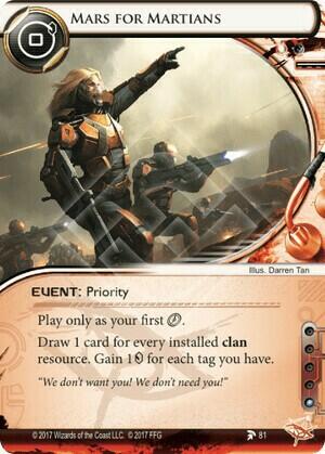 Android: Netrunner - Mars Libérée Carte