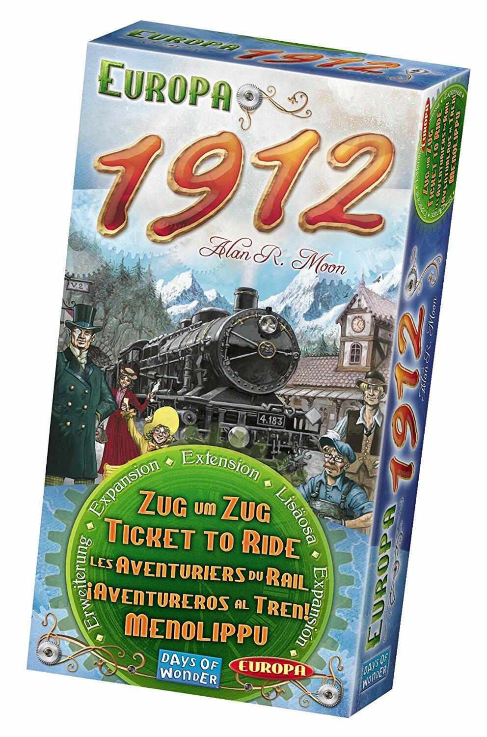 Les Aventuriers du Rail: Europa 1912 Cover 3d