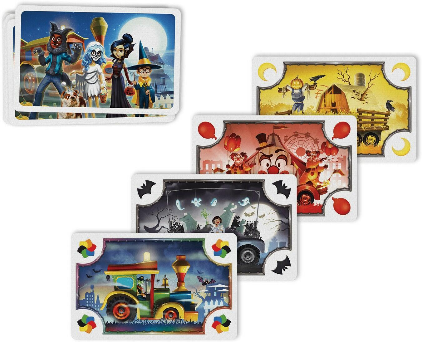 Les Aventuriers du Rail: Le Train Fantôme Cartes