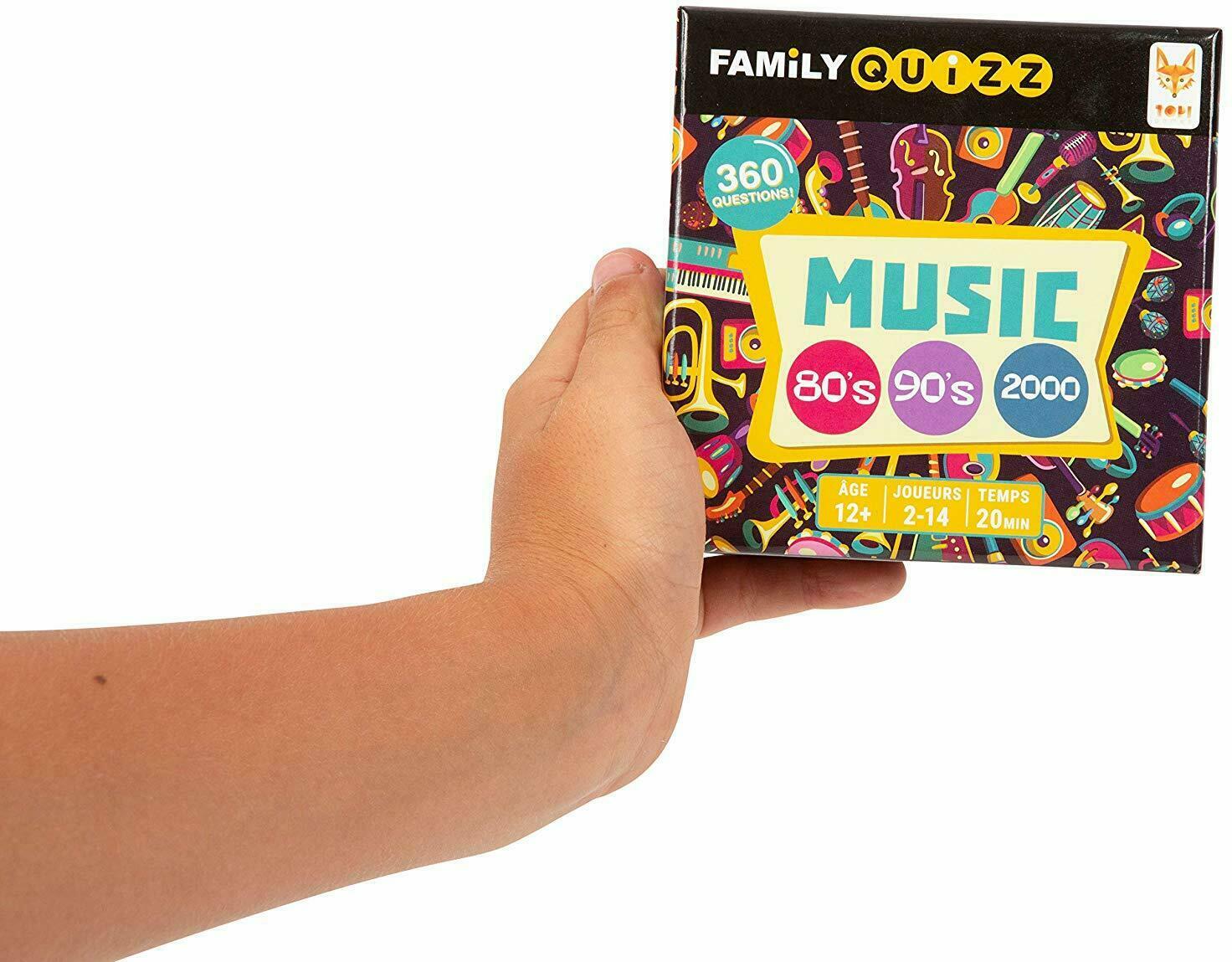 Family Quizz: Music 80's/90's/2000 Eclate