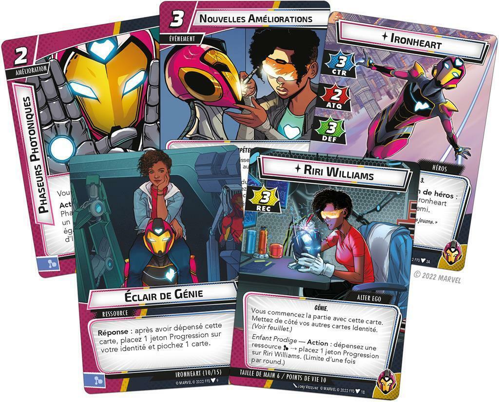 Marvel Champions: Le Jeu de Cartes - Ironheart Cartes