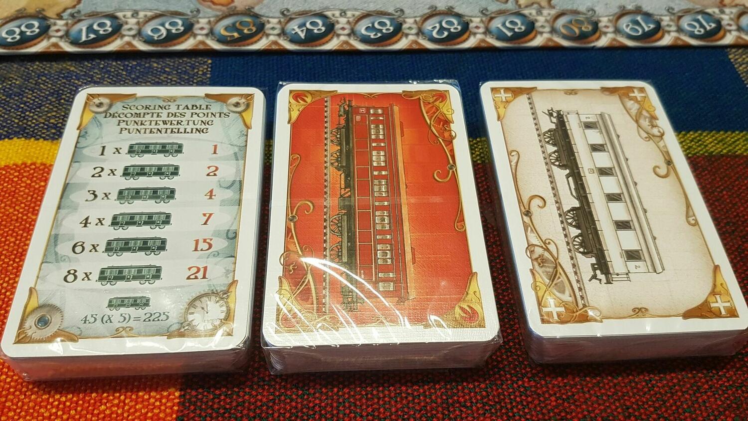 Les Aventuriers du Rail: Europa 1912 Cartes