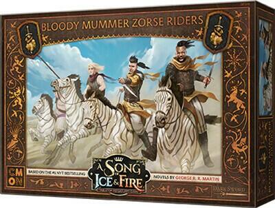 Le Trône de Fer: Le Jeu de Figurines - Chevaucheurs de Zébrules Cover 3d