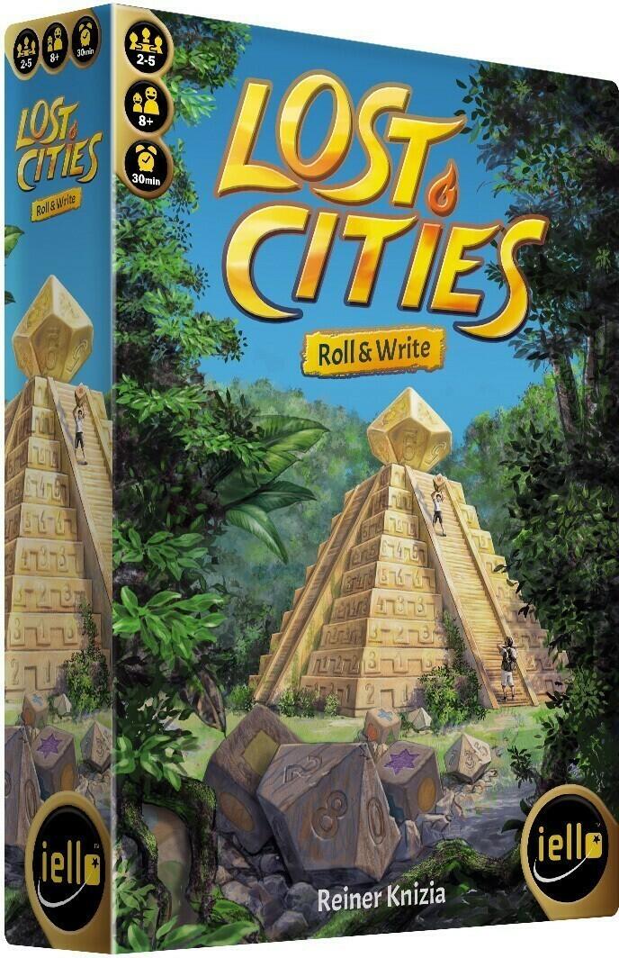 Lost Cities: Roll & Write Cover 3d