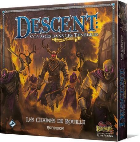 Descent: Voyages Dans les Ténèbres (Seconde Édition) - Les Chaînes de Rouille Cover 3d