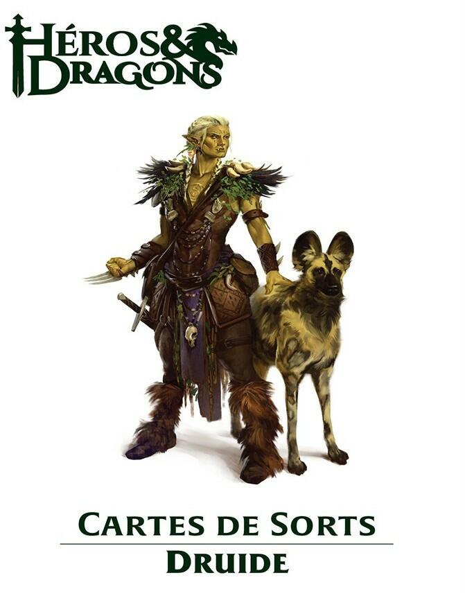 Héros & Dragons: Cartes de Sorts - Druide Cover