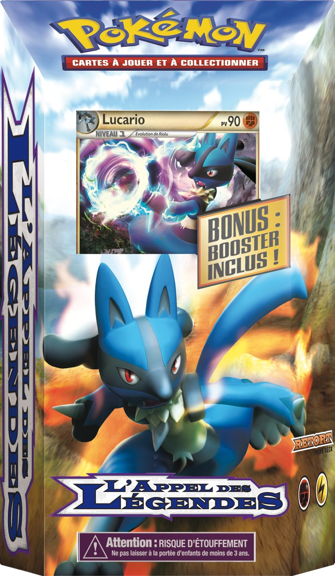 Pokémon: HeartGold & SoulSilver - L'Appel des Légendes - Lucario Cover Transparent