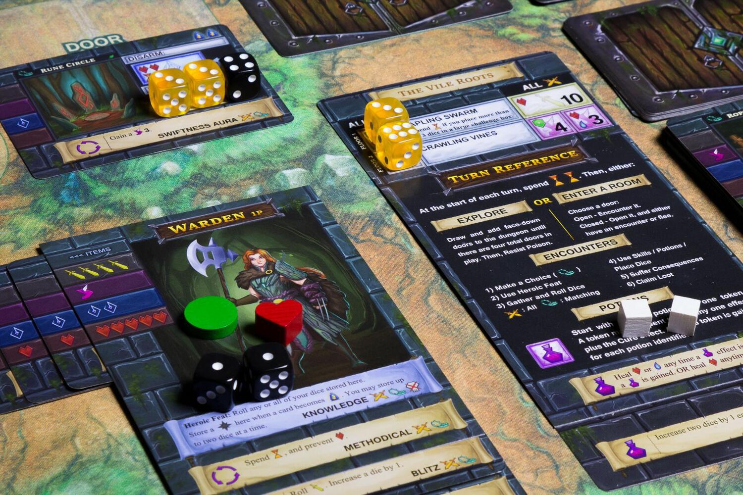 One Deck Dungeon: Forêt des Ombres Zoom