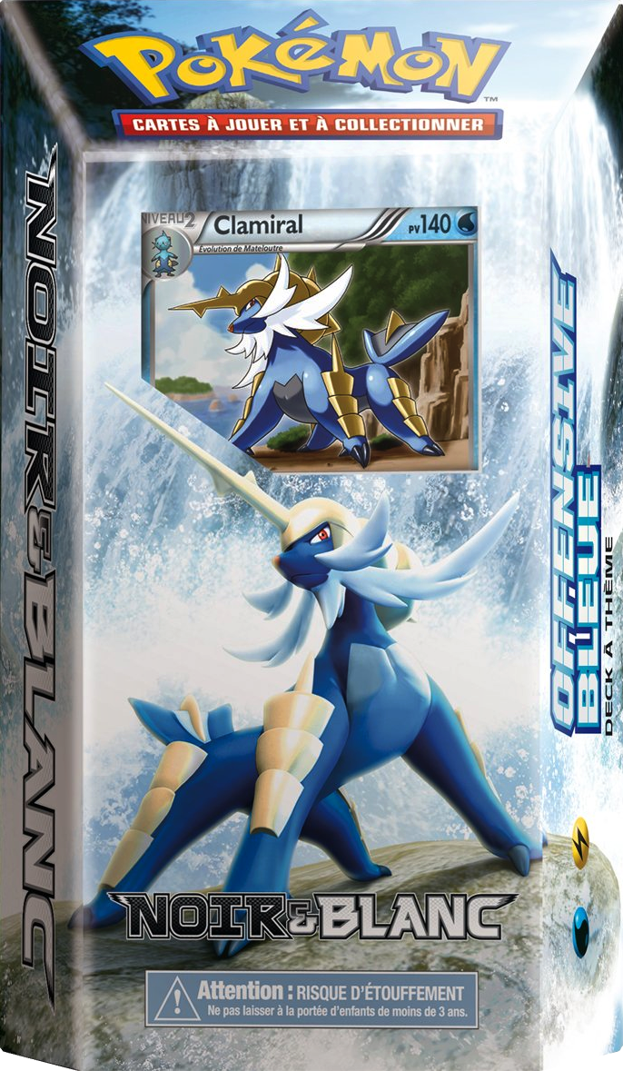 Pokémon: Noir & Blanc - Clamiral Cover Transparent