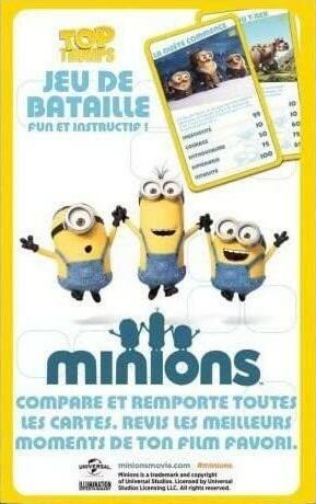 Top Trumps: Jeu de Bataille - Minions Cover
