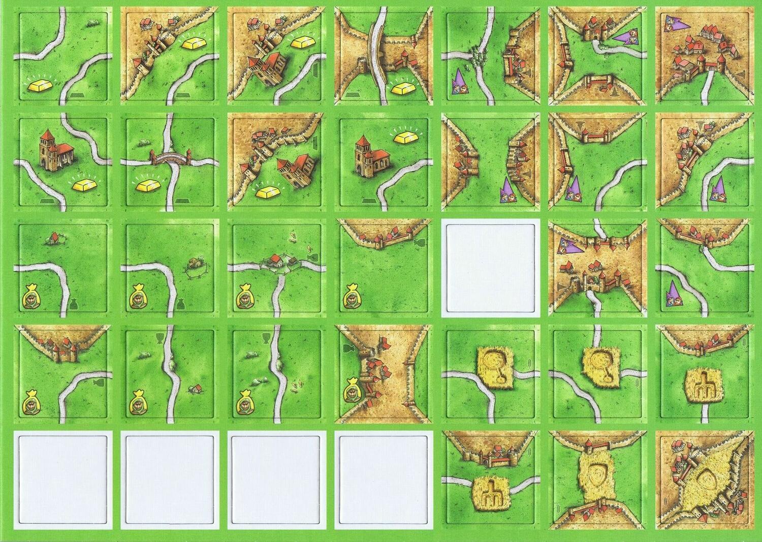 Carcassonne: Big Box 2012 Tuiles