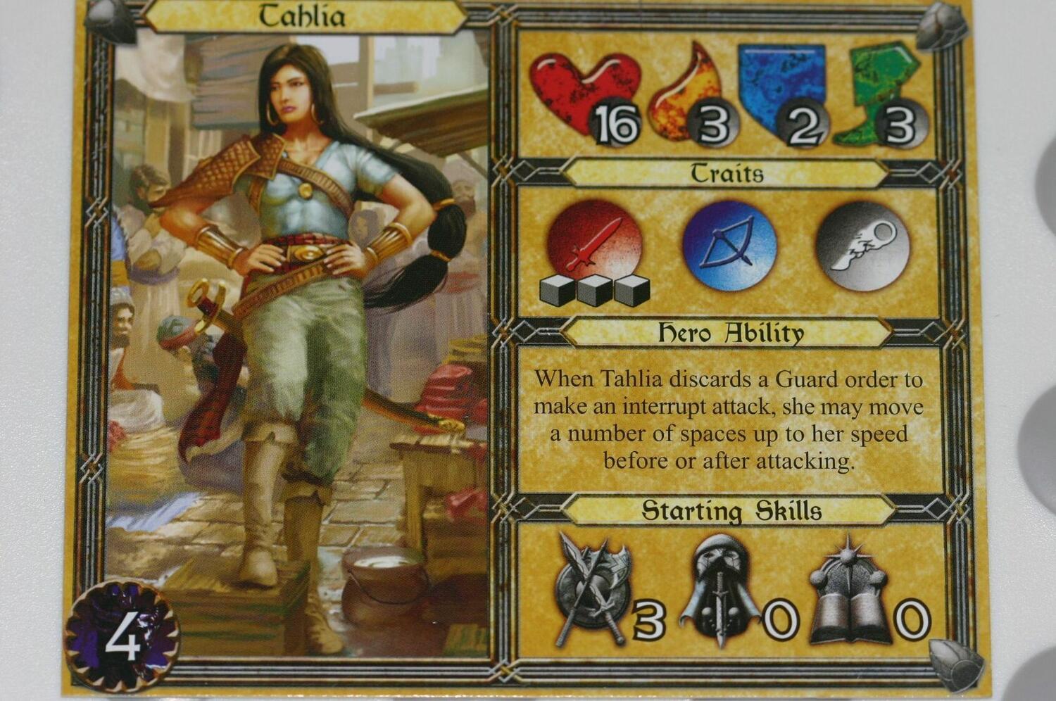 Descent: Voyages Dans les Ténèbres - L'Autel du Désespoir Personnage