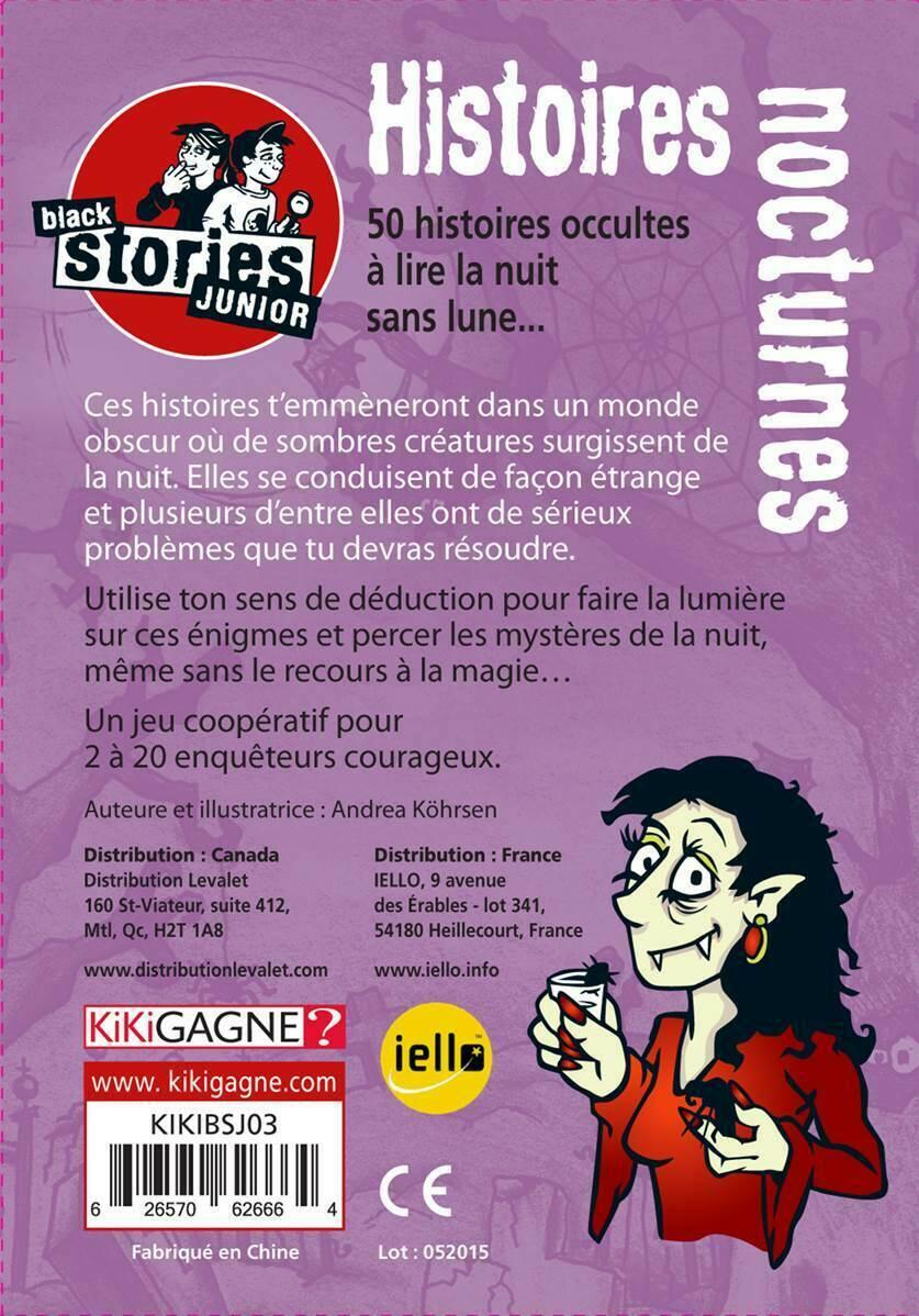 Black Stories: Histoires Nocturnes Back