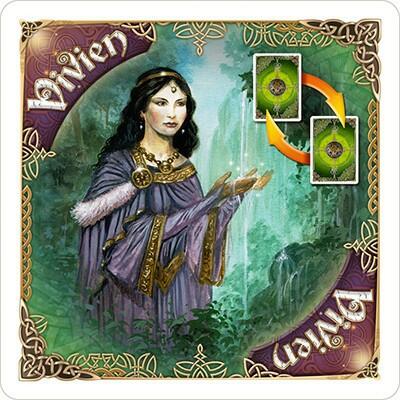 Les Chevaliers de la Table Ronde: Le Jeu de Cartes Carte