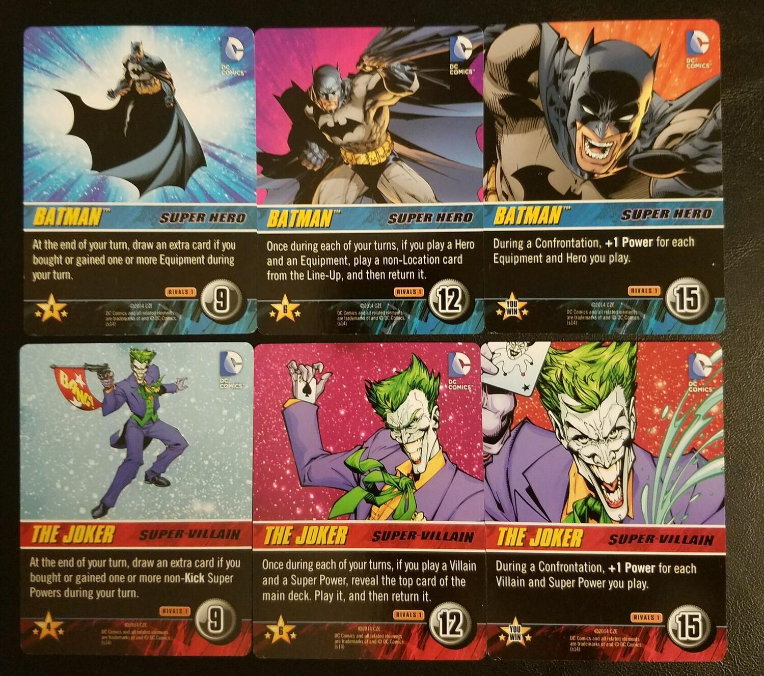 DC Comics: Deck-Building Game - Rivals - Batman vs Joker Cartes