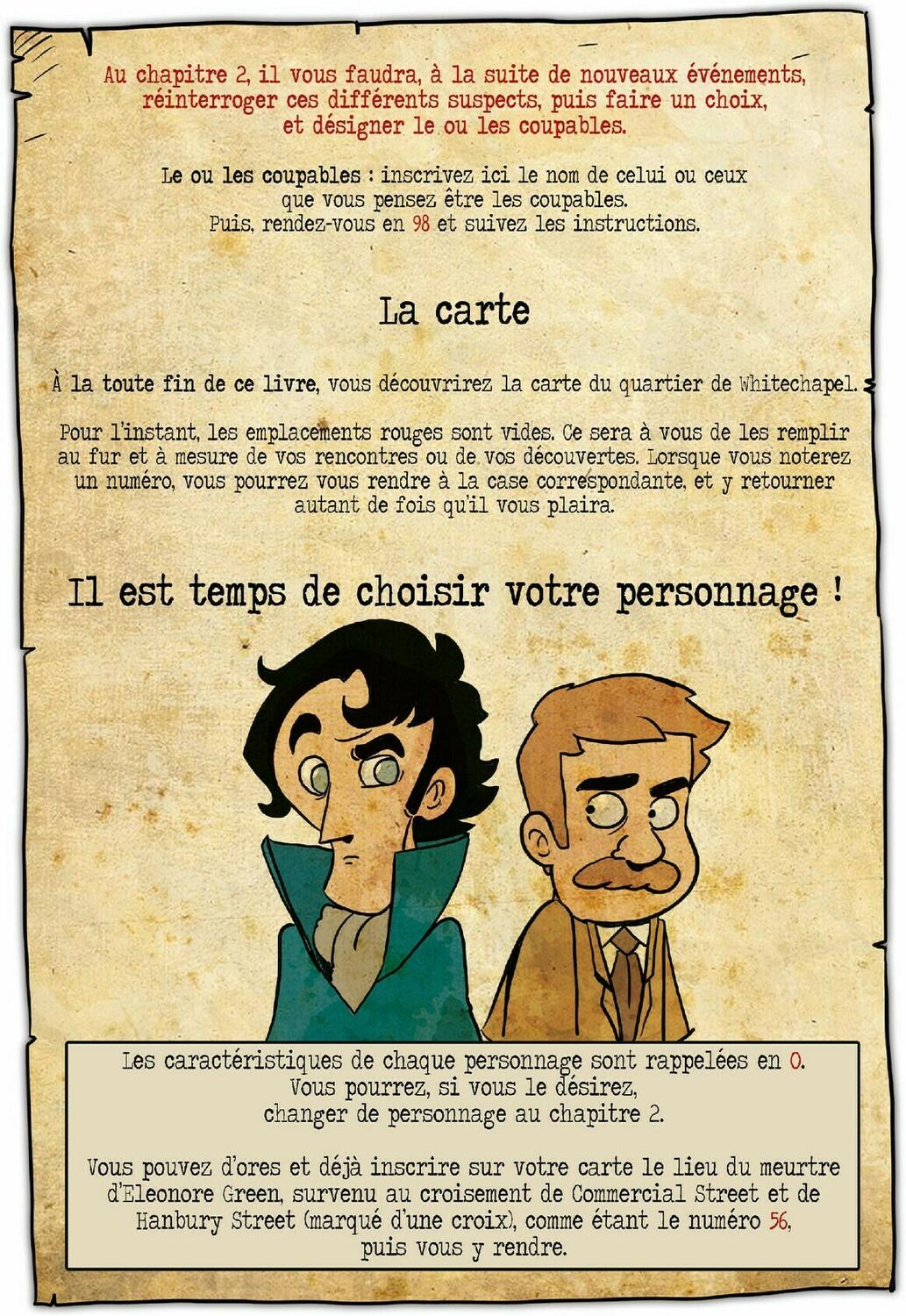 Sherlock Holmes: L'Ombre de Jack L'Éventreur - La BD Dont Vous Êtes le Héros Page