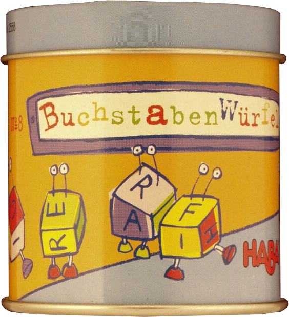 BuchstabenWürfel Cover Transparent