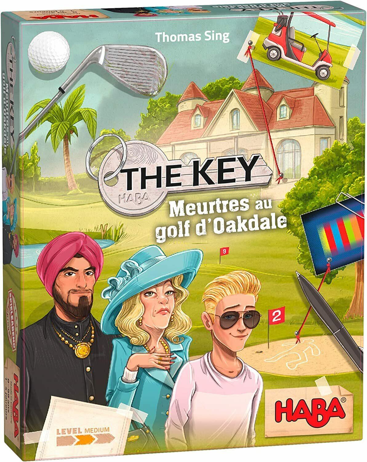 The Key: Meurtres au Golf d'Oakdale Cover 3d