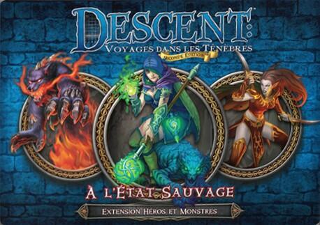Descent: Voyages Dans les Ténèbres (Seconde Édition) - À l’État Sauvage Cover