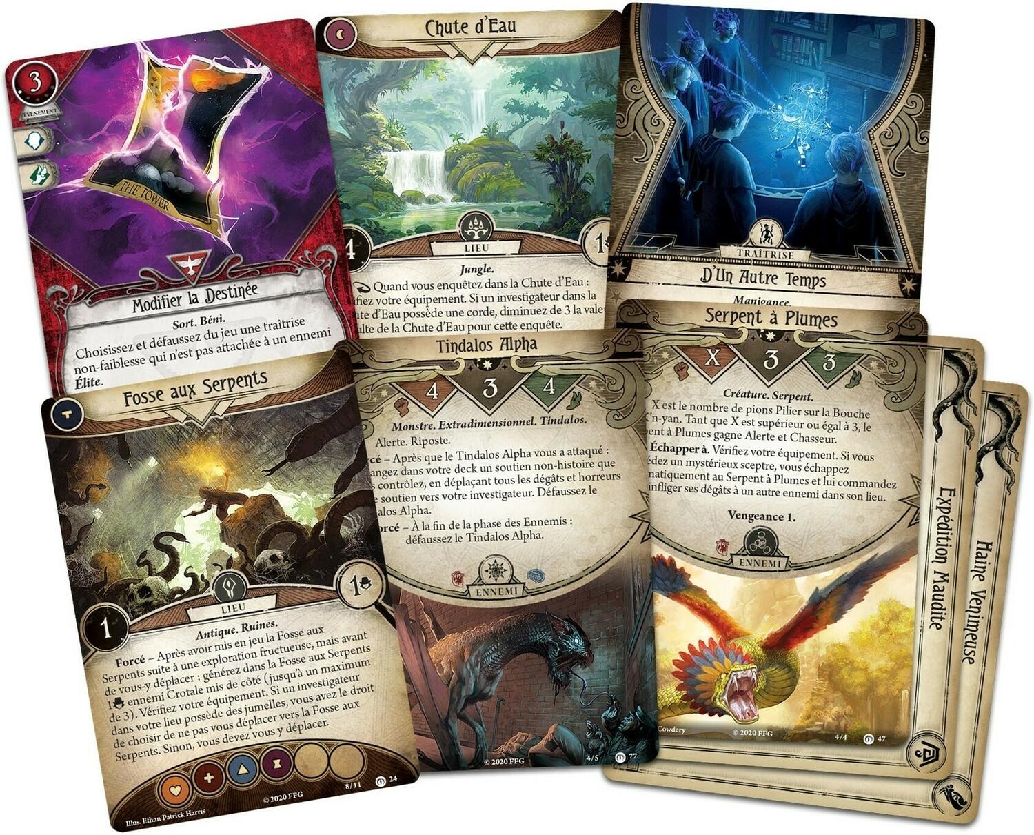 Horreur à Arkham: Le Jeu de Cartes - Renouveau - La Civilisation Oubliée Cartes