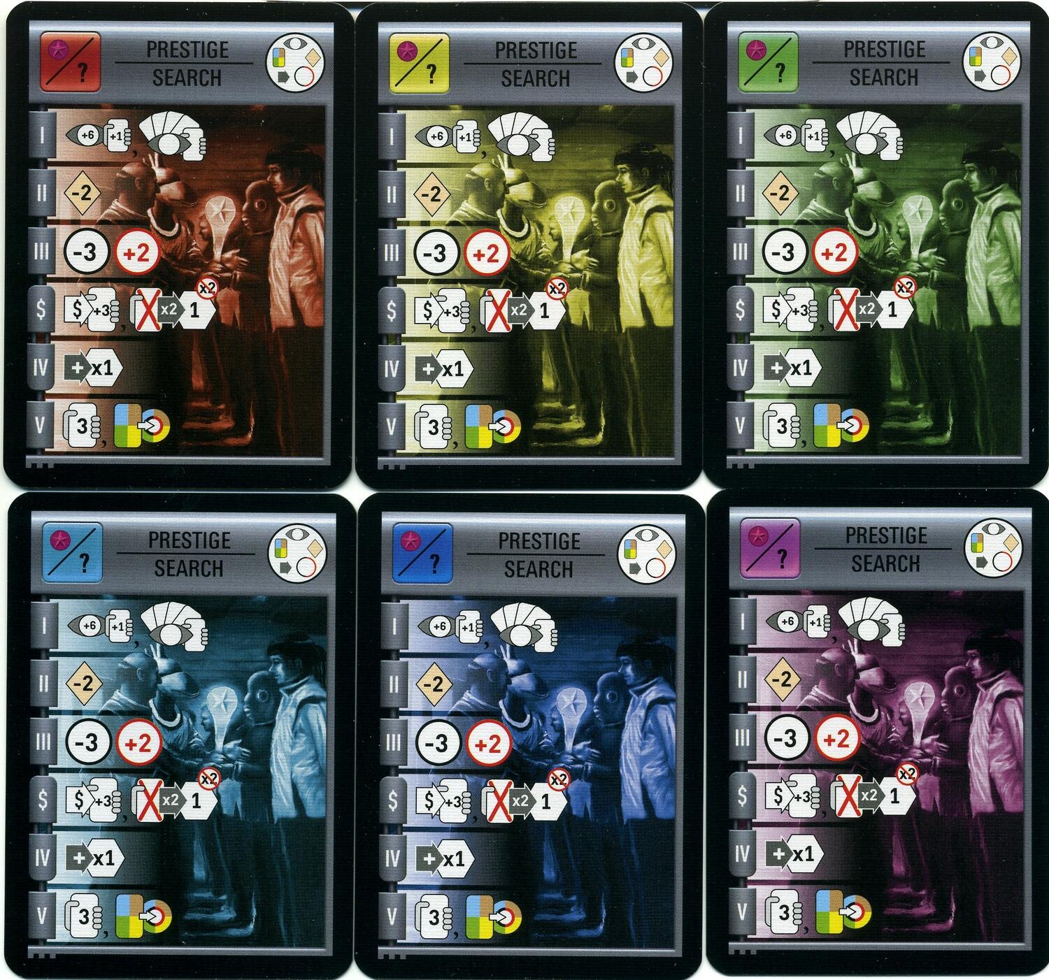 Race for the Galaxy: Au Bord de l'Abîme Cartes