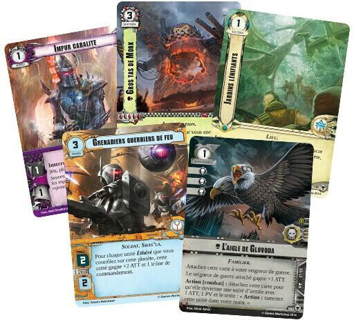 Warhammer 40,000: Conquest - La Menace de l'Au-delà Cartes